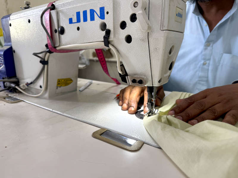 Stitching at Kiran Modes