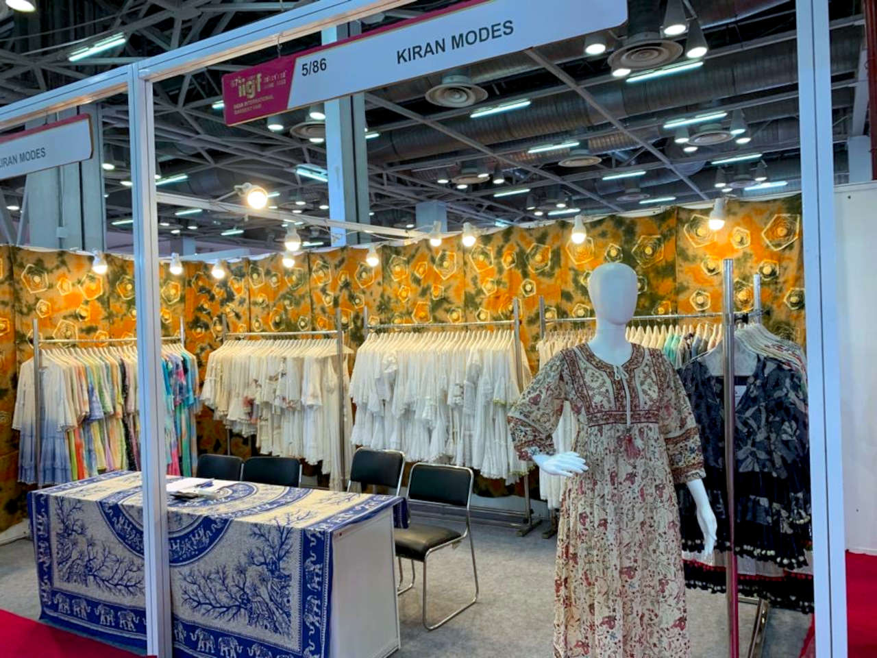 Kiran Modes at Trade Shows