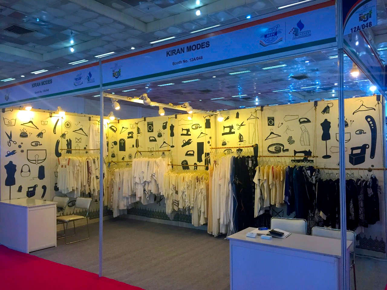 Kiran Modes at Trade Shows